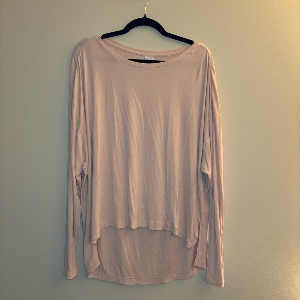 all in motion Target Brand Women’s Light Pink Athletic LongSleeve Shirt Size XXL